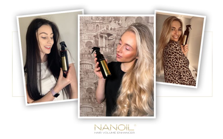 SPRAY FOR FULLER-LOOKING HAIR nanoil